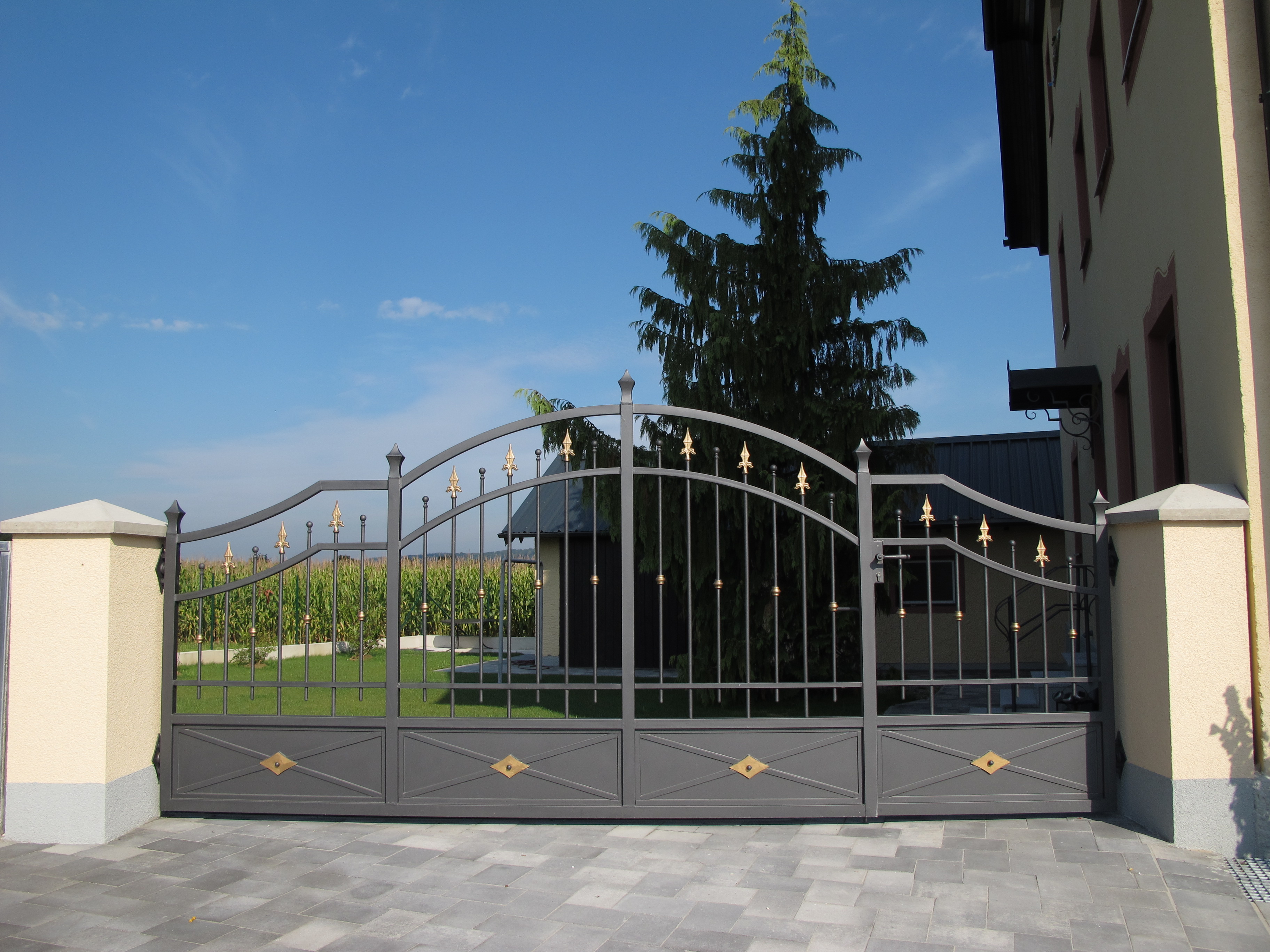 Einfahrtstor Schmiedeeisen