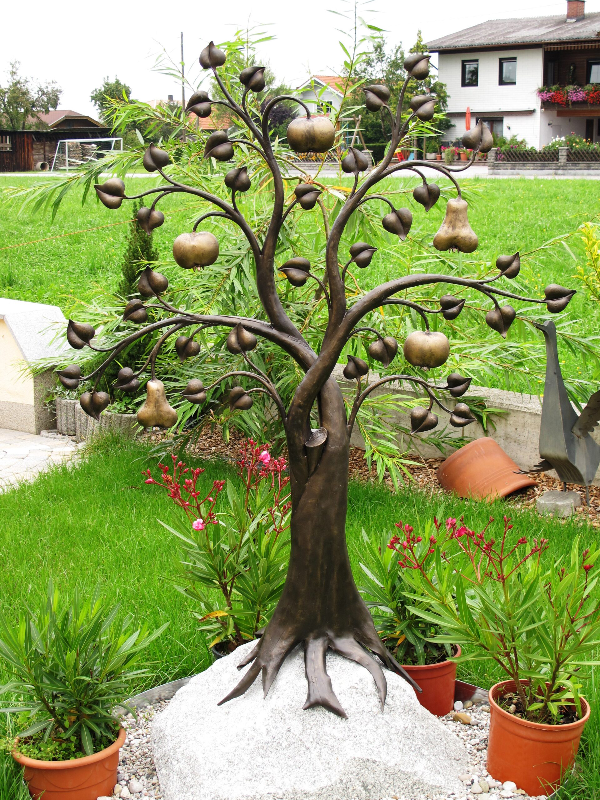 Feuerstelle Brunnenabdeckung Dekoration Garten 