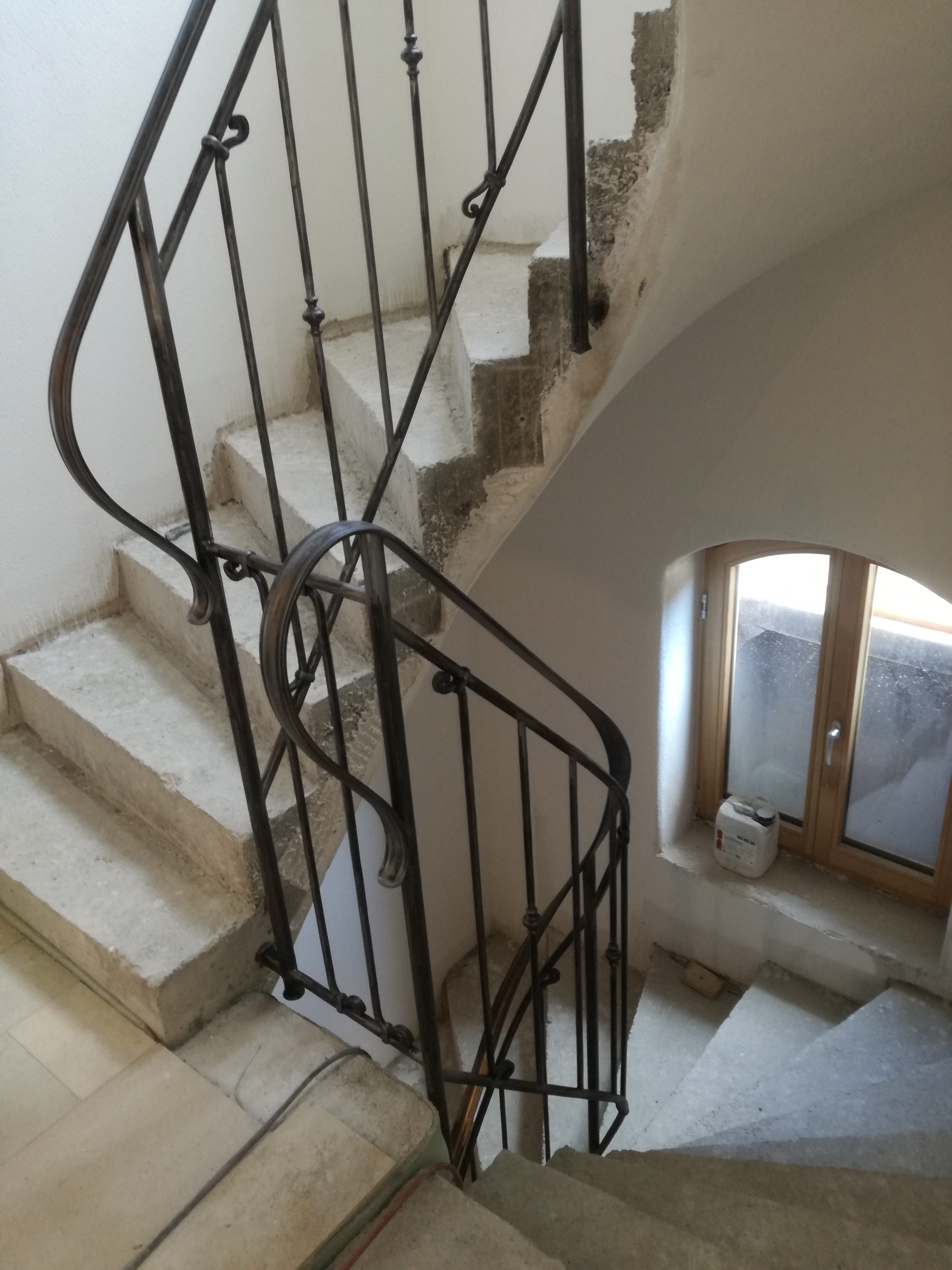 Geländer Wendeltreppe