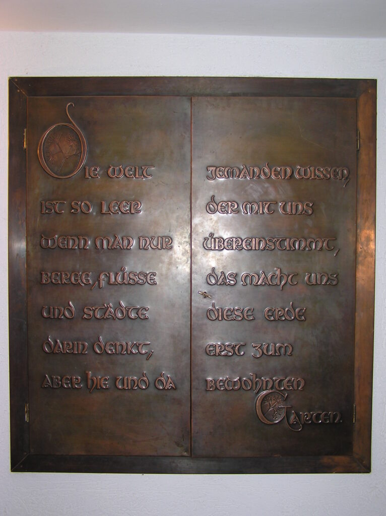 Blende für Zählerkasten 