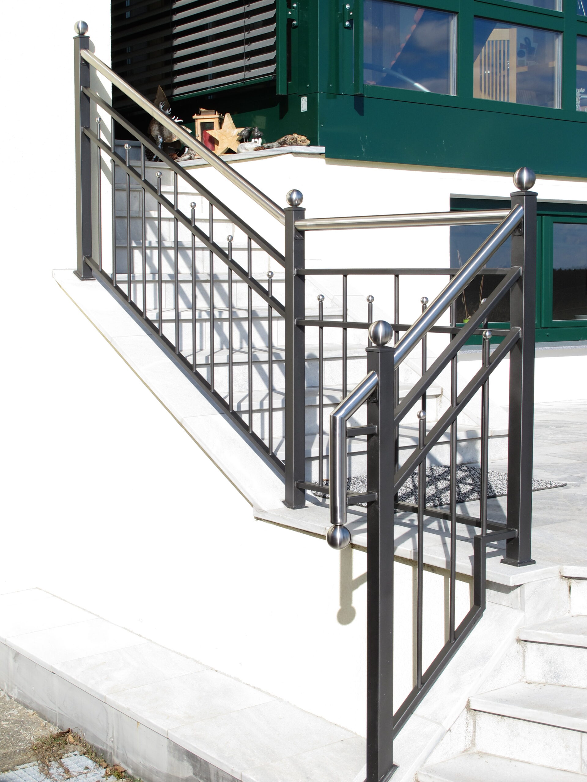 Geländer mit Edelstahl Modern
