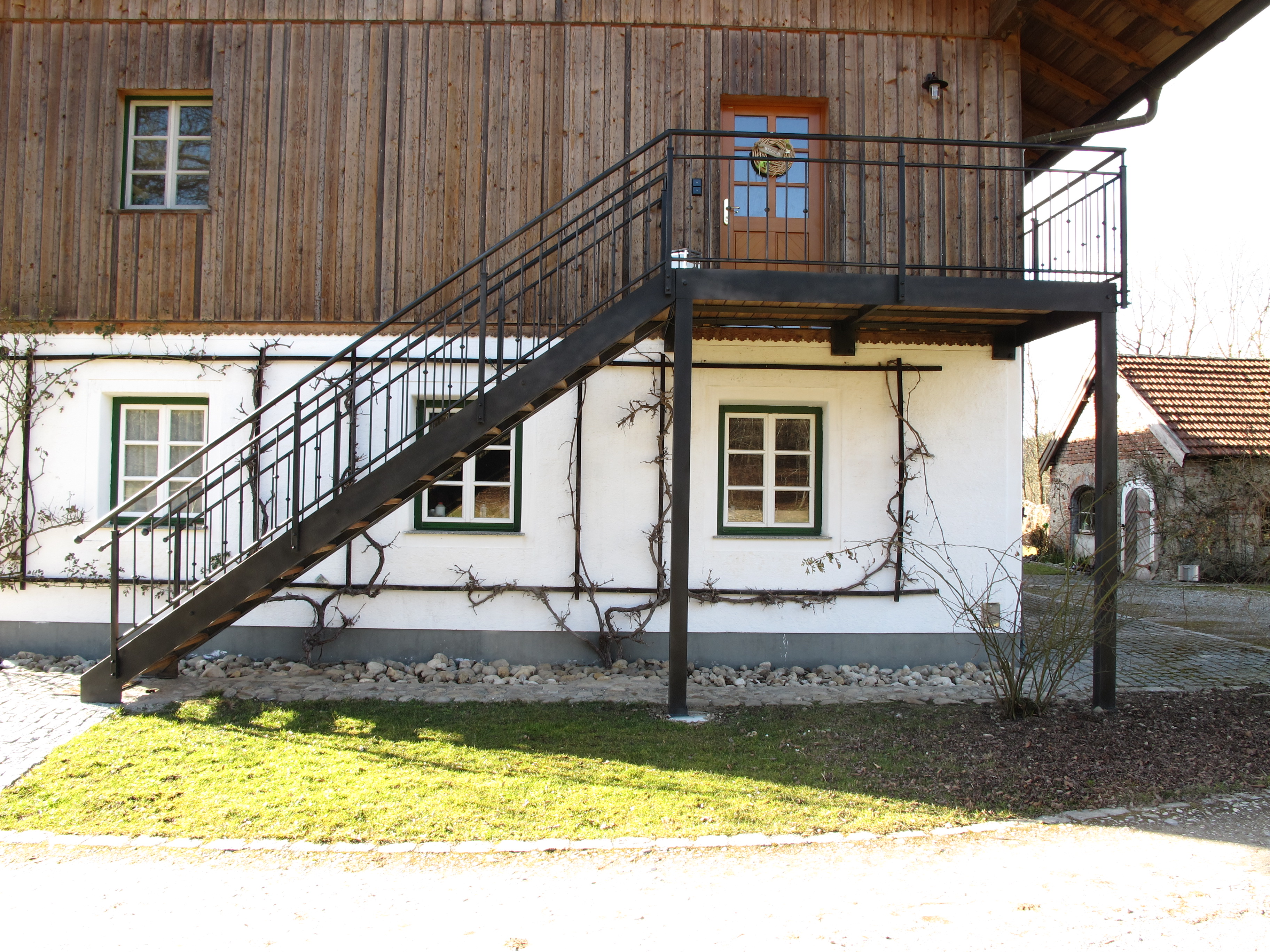 Stahl Stiegenaufgang