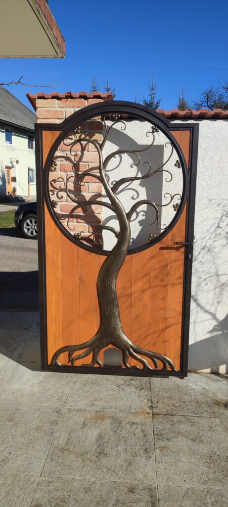 Gartentüre Metall Kunstschmied